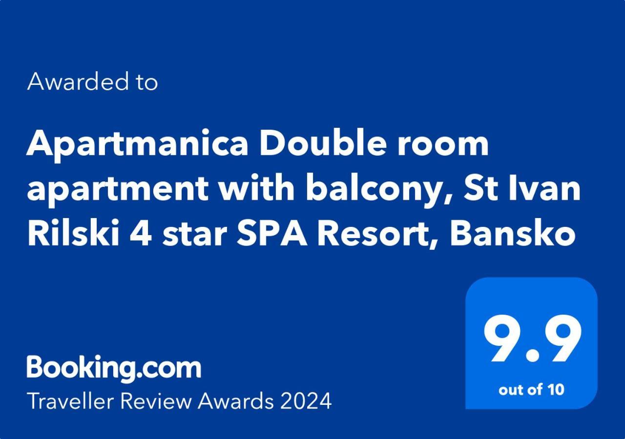 Apartmanica Double Room Apartment 101-12, Big Terrace, St Ivan Rilski 4 Star Spa Resort, 班斯科 外观 照片