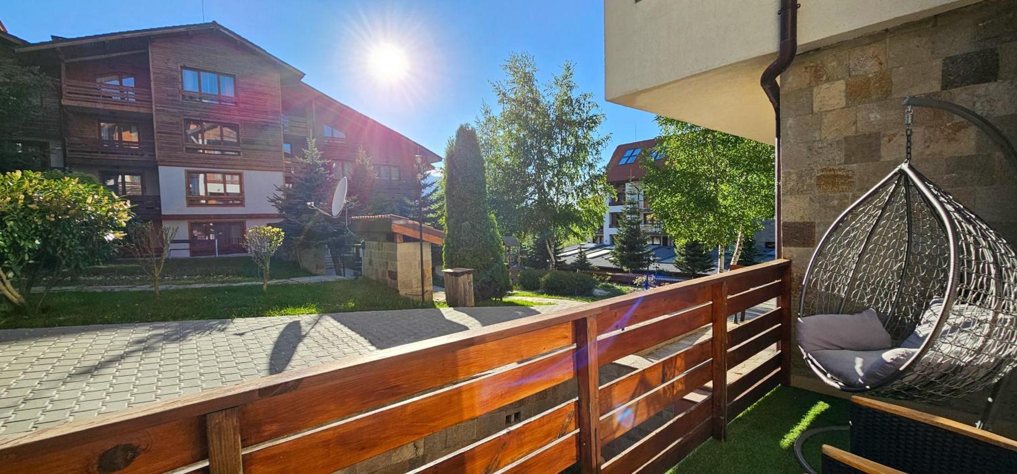 Apartmanica Double Room Apartment 101-12, Big Terrace, St Ivan Rilski 4 Star Spa Resort, 班斯科 外观 照片